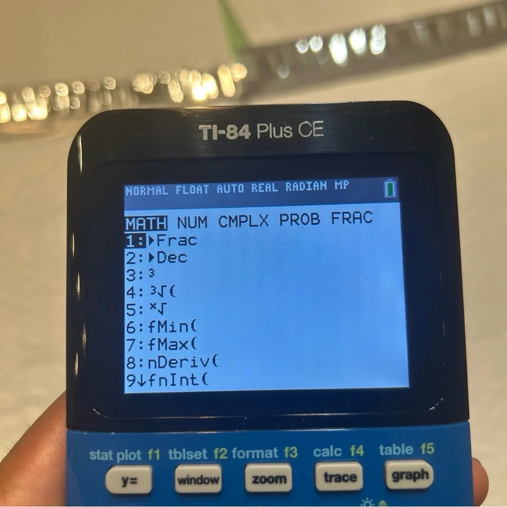 Texas Instruments TI-84 Plus CE Graphing Calculator w/ Cable - Blue TESTED WORKS